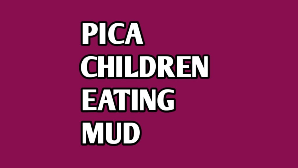 symptoms of pica in toddlers